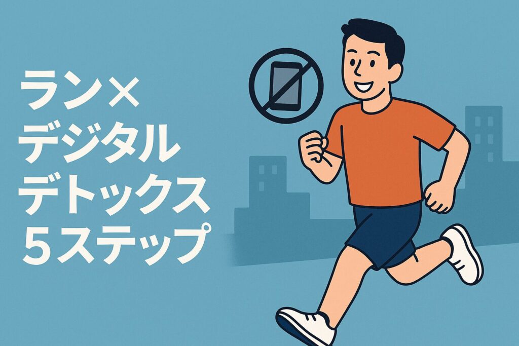 ラン×デジタルデトックス 5ステップ