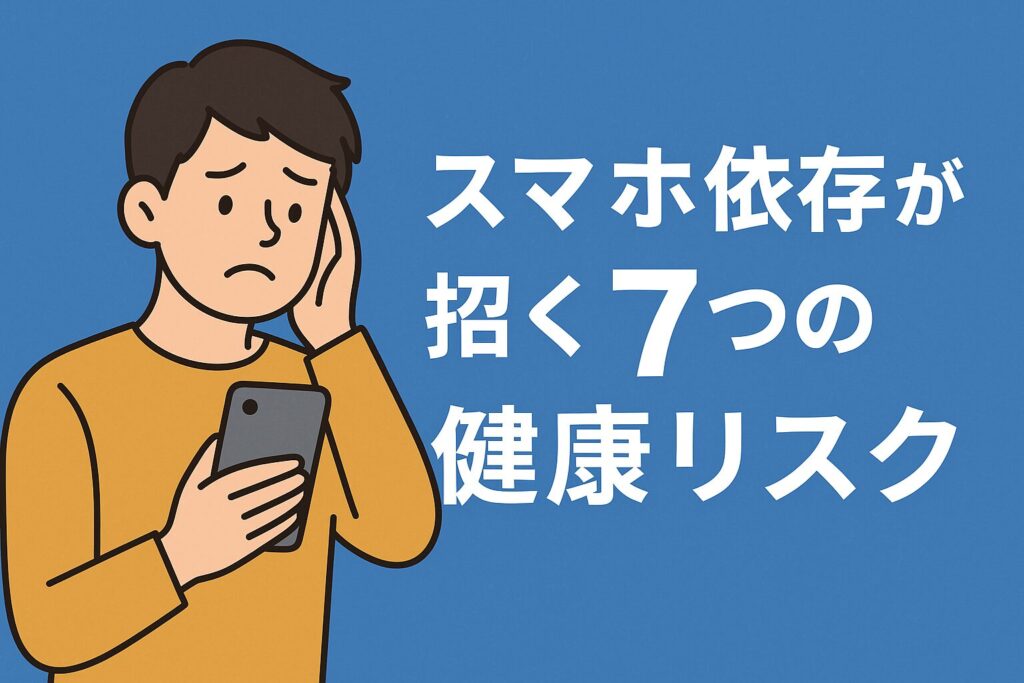 スマホ依存が招く7つの健康リスク