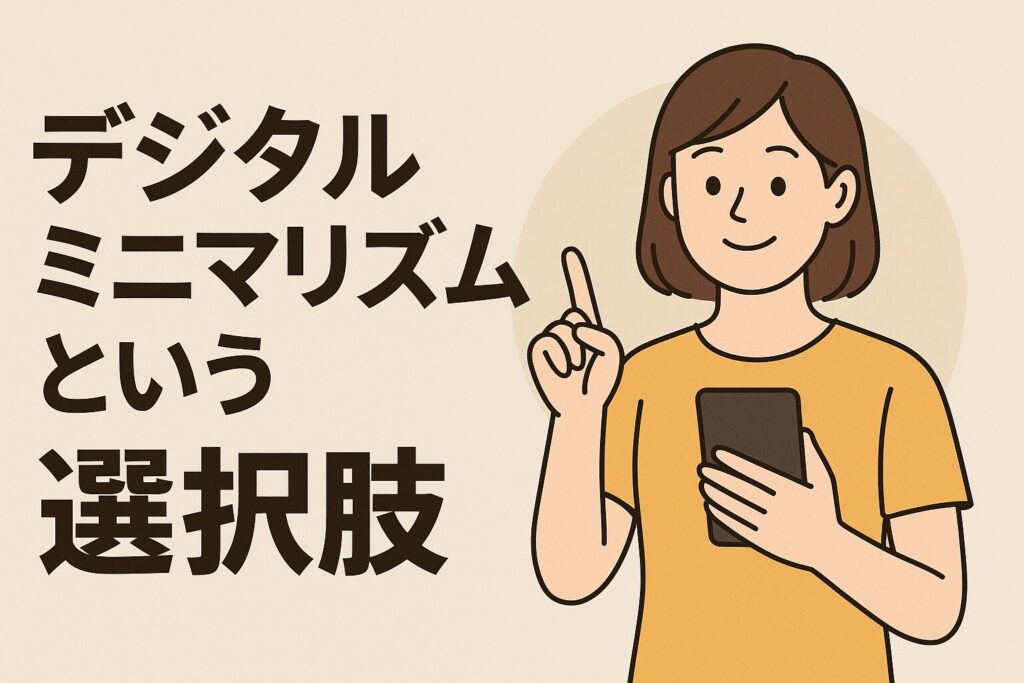 デジタルミニマリズムという選択肢