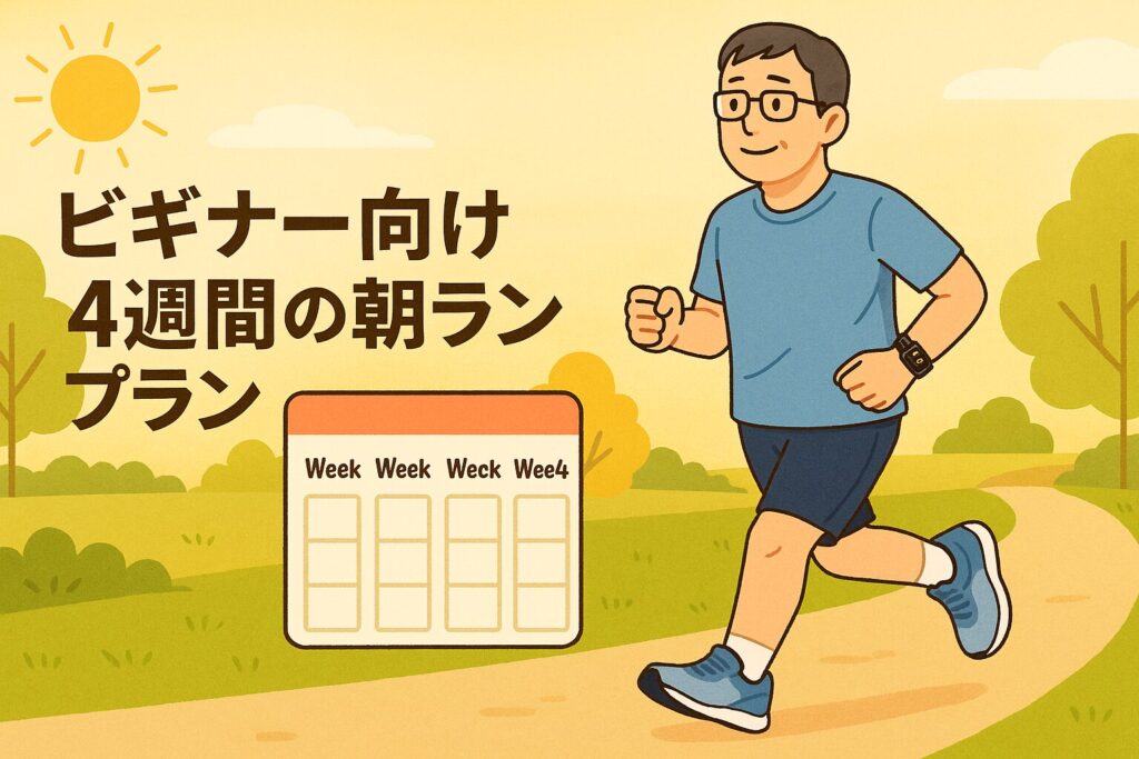 今日から始める!4週間ビギナー朝ランプラン
