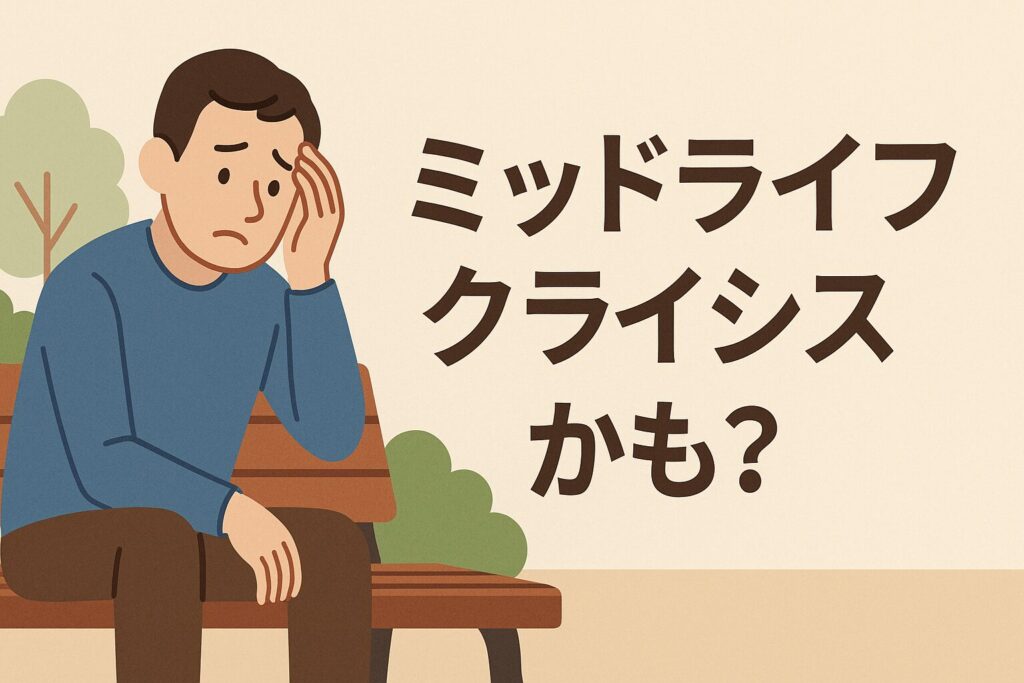 そのモヤモヤはミッドライフクライシスかも