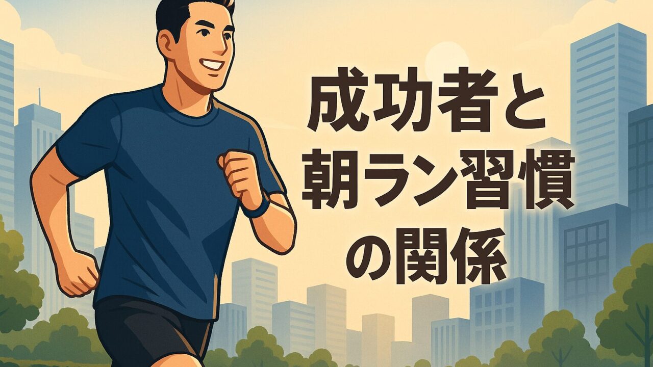 成功者と朝ラン習慣の関係