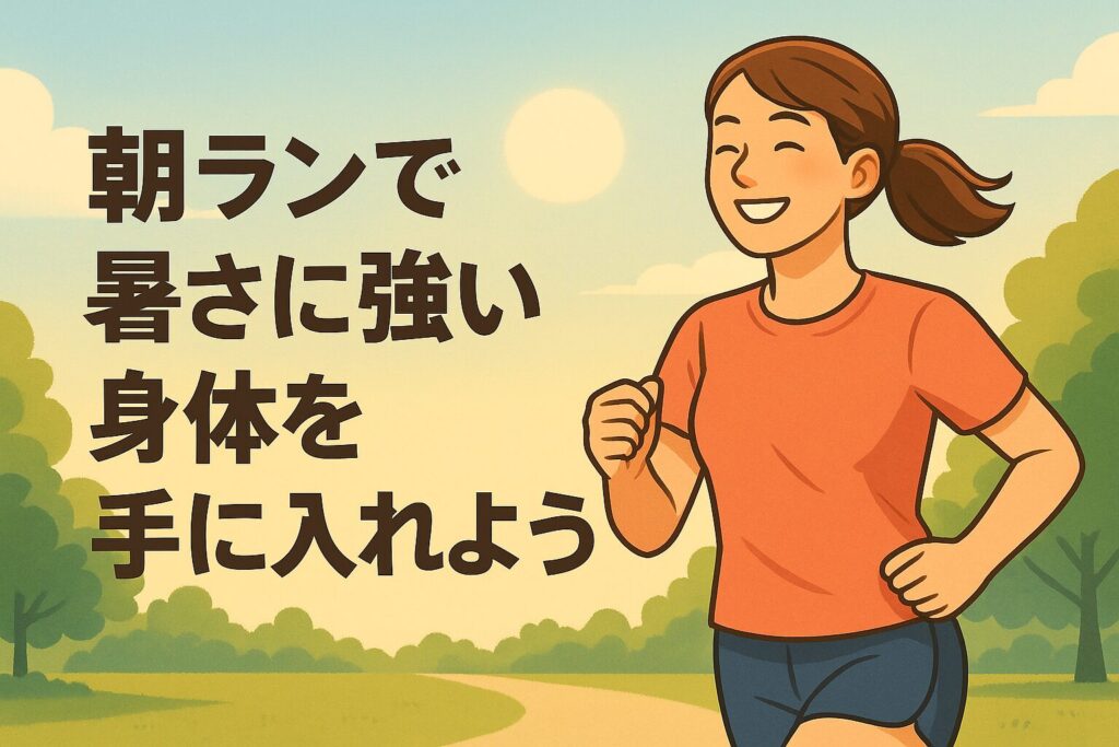 朝ランで暑さに強い身体を手に入れよう
