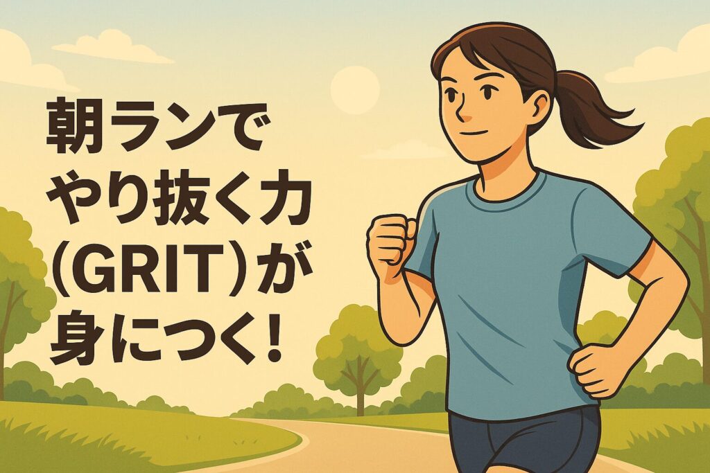 朝ランでやり抜く力（GRIT）が身につく！