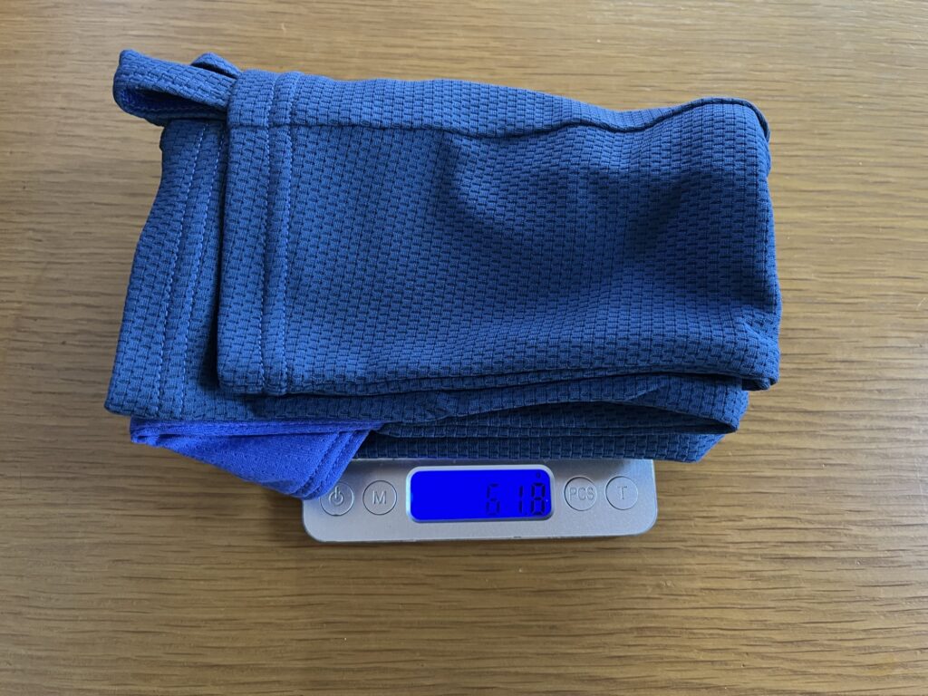 Mizuno　ドライエアロフロータンク乾燥重量