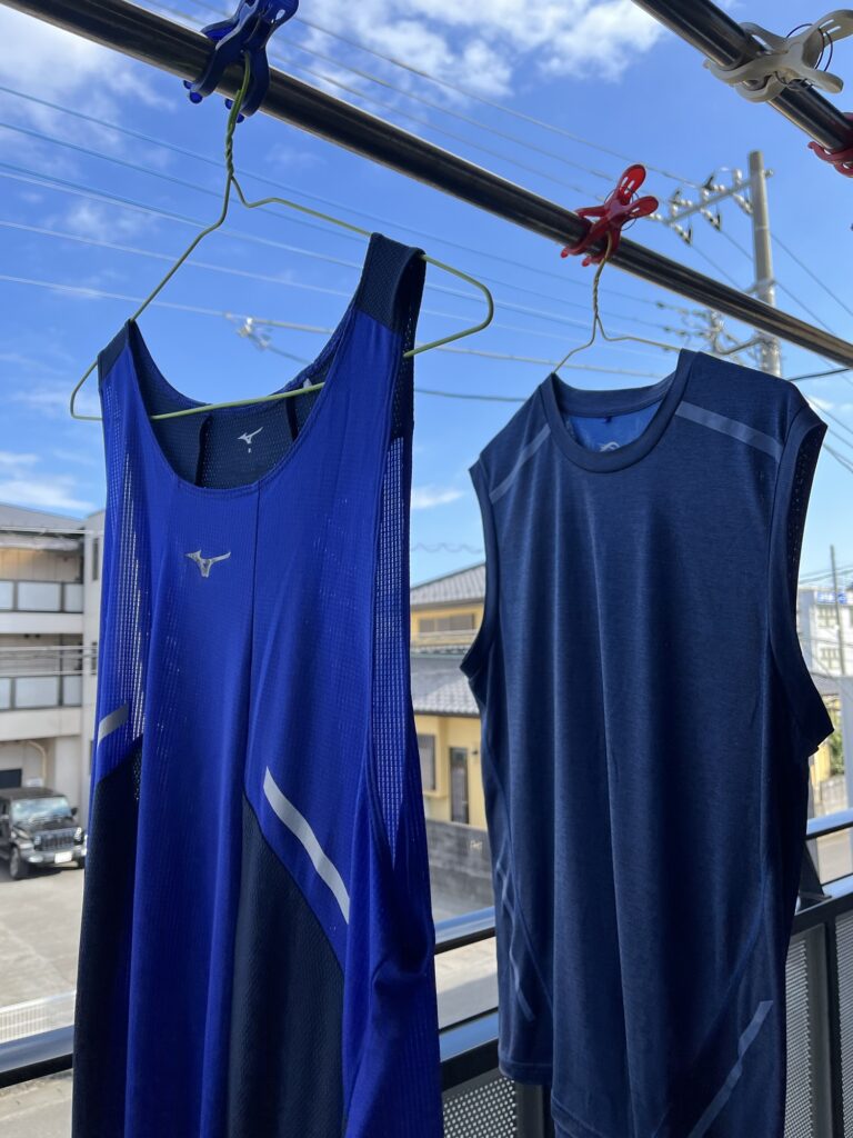 Mizuno ドライエアロフロータンク　乾燥試験