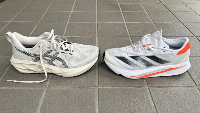 アシックスノヴァブラスト5とアディダスアディゼロSL2を徹底比較レビュー