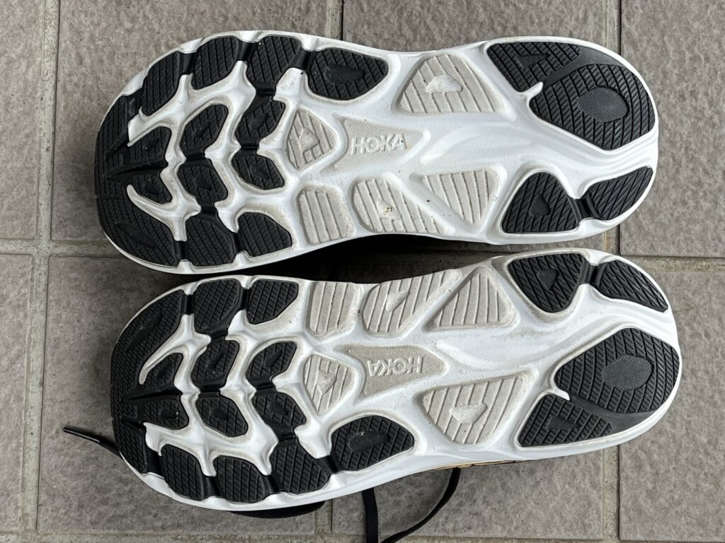 HOKAクリフトン10 アウトソール写真