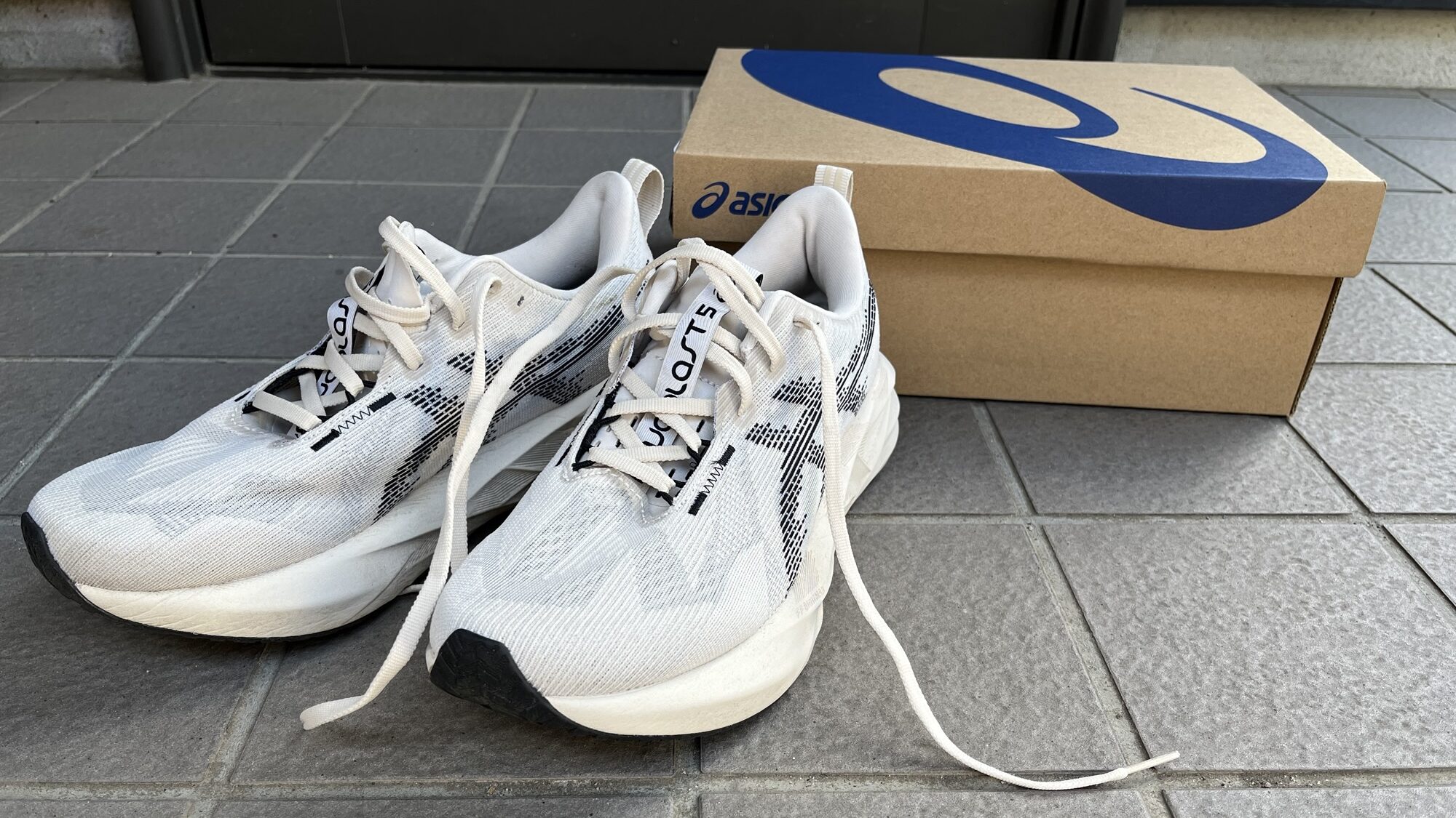 アシックスノヴァブラスト5のレビュー外観画像