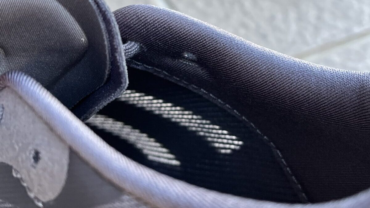 アディゼロ EVO SL 外が透けて見えるくらい薄い