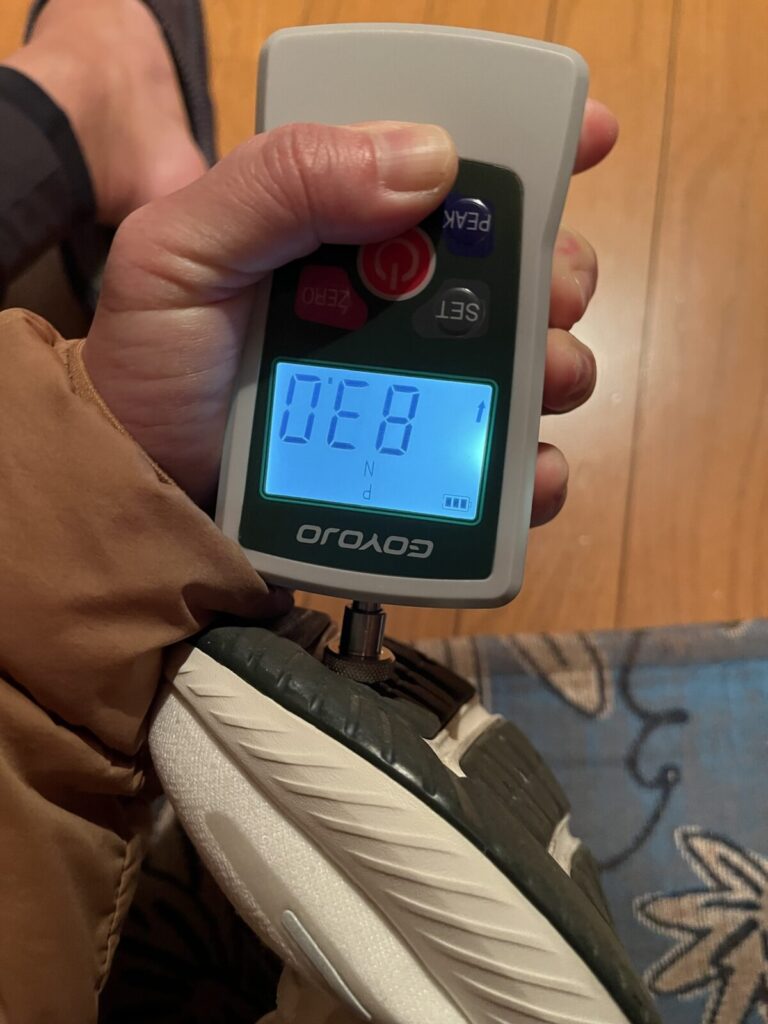 ナイキ　ストラクチャー26　屈曲性