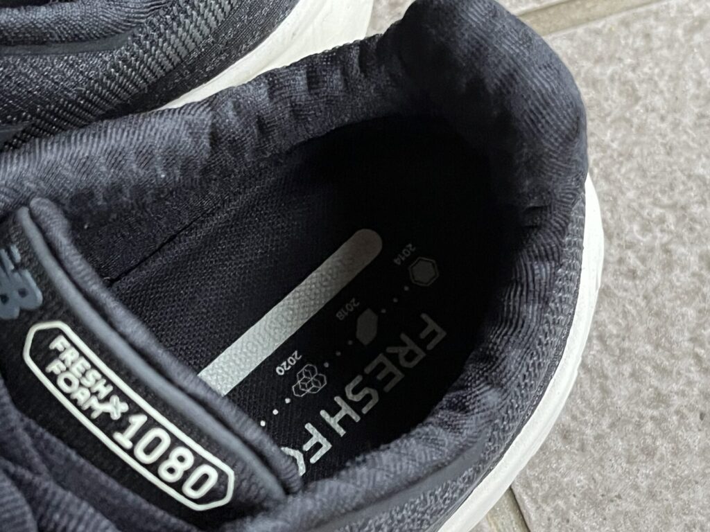Fresh Foam X 1080 v14レビュー　履き口