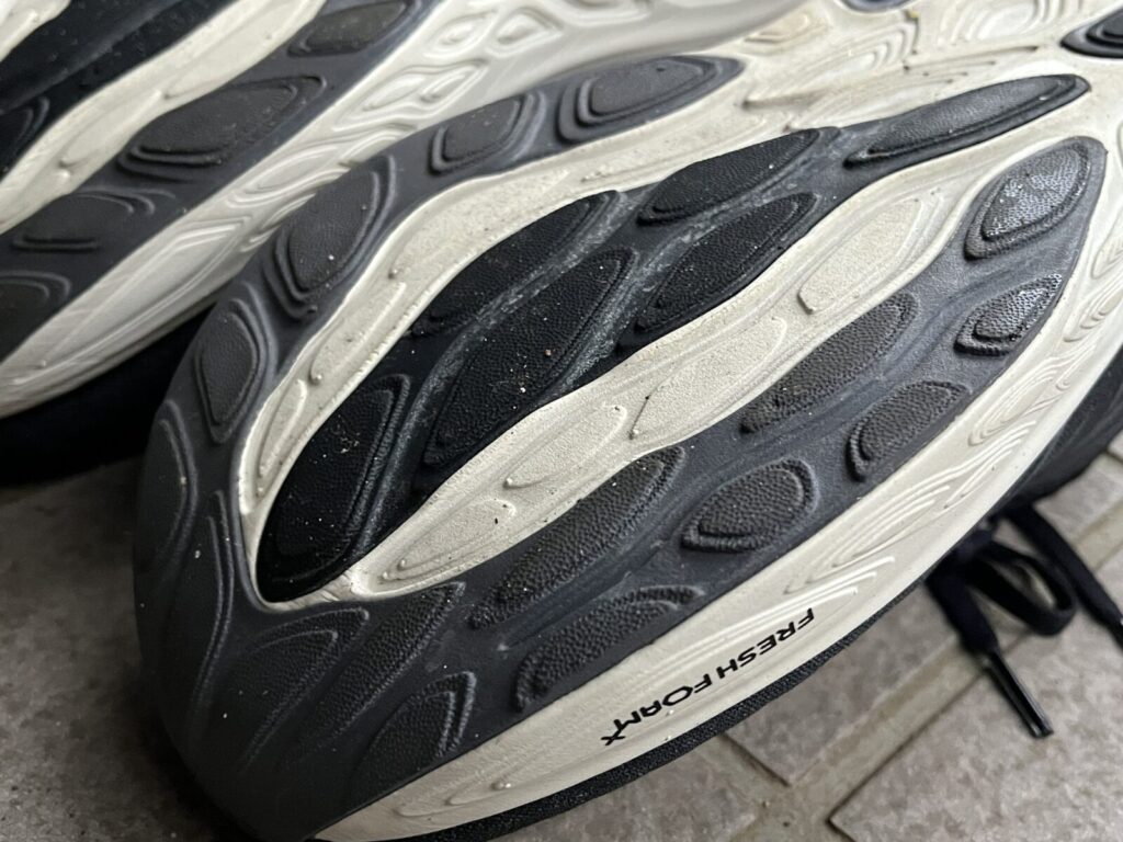 Fresh Foam X 1080 v14アウトソール前足部