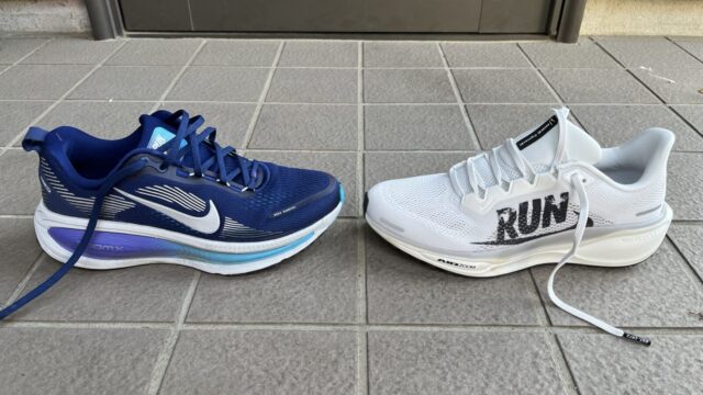 ボメロ18 vs ペガサス41　徹底比較レビュー　横から見たところ