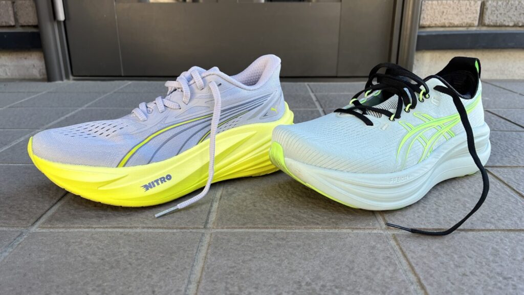 マグマックスニトロ2 vs ゲルニンバス28　徹底比較レビュー　正面から見た写真