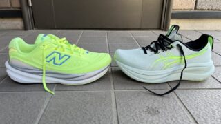 1080v15 vs ゲルニンバス28　徹底比較レビュー　横から見た写真