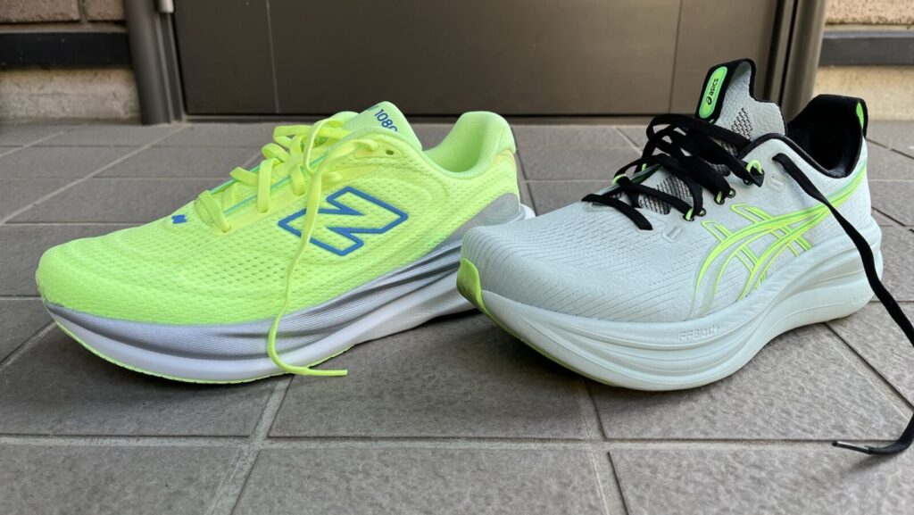 1080v15 vs ゲルニンバス28　徹底比較レビュー　正面から見た写真