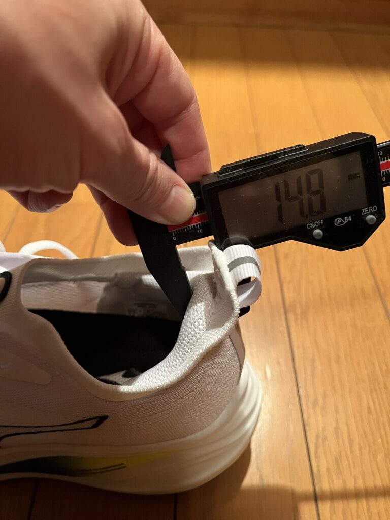 ネオゼン2　徹底レビュー　ヒール厚み