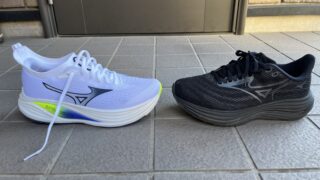 ネオゼン2 vs ウェーブライダー29　徹底比較レビュー　横から見た写真