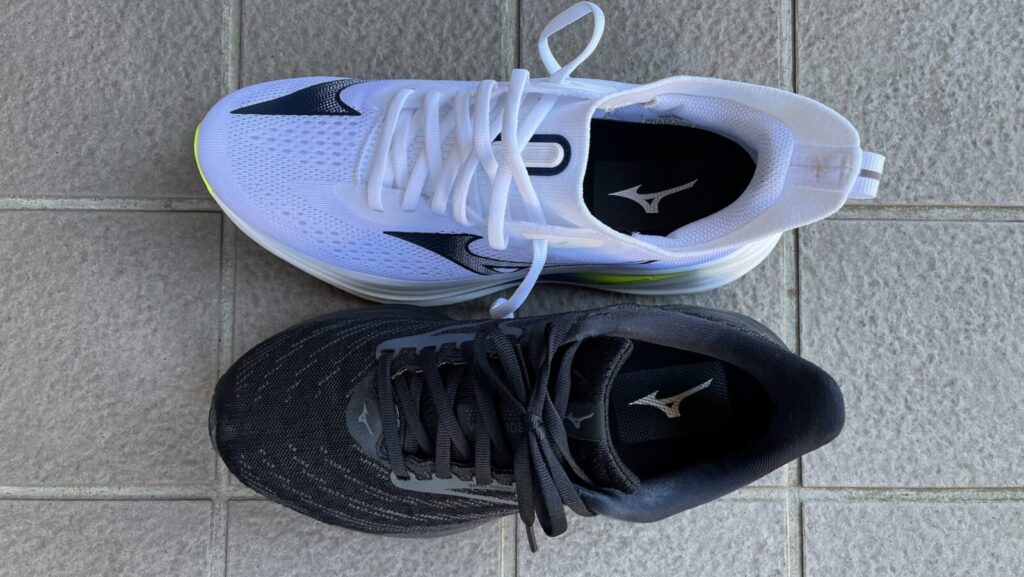 ネオゼン2 vs ウェーブライダー29　徹底比較レビュー　上から見た写真