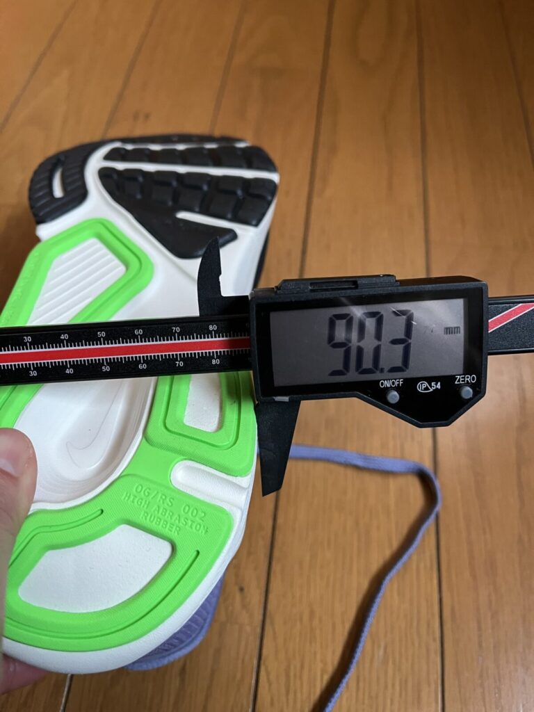 ストラクチャープラス　徹底レビュー　かかと部幅