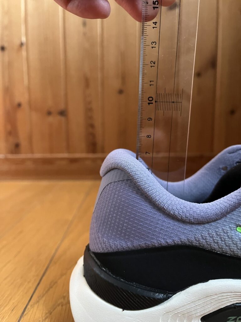 ストラクチャープラス　徹底レビュー　ヒール高さ