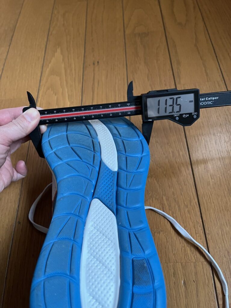 ゲルキュムラス28　徹底レビュー　前足部幅