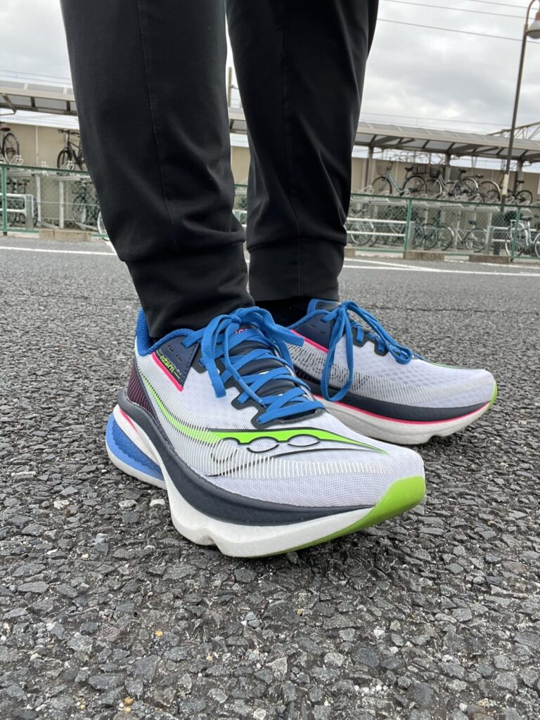 エンドルフィン アズーラ　履いて走ってみた