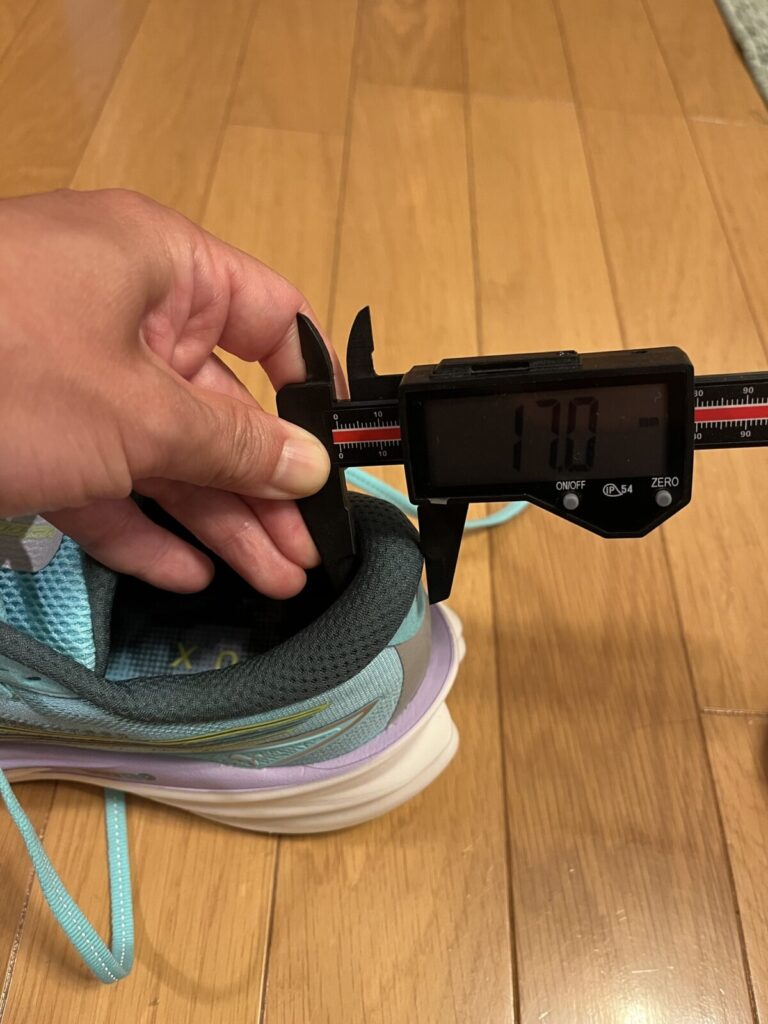 HYROX ヴェロシティニトロ5 ヒール厚み