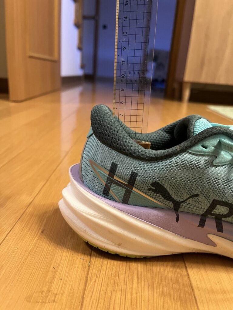 HYROX ヴェロシティニトロ5 ヒール高さ