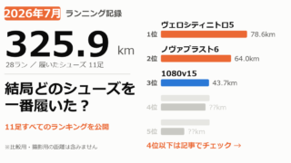 2026年7月 月間走行距離
