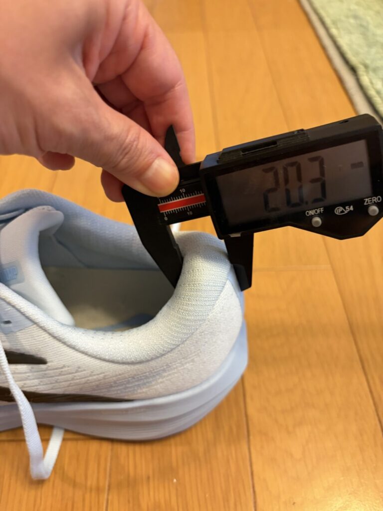 ゴーストアンプ ヒール厚み